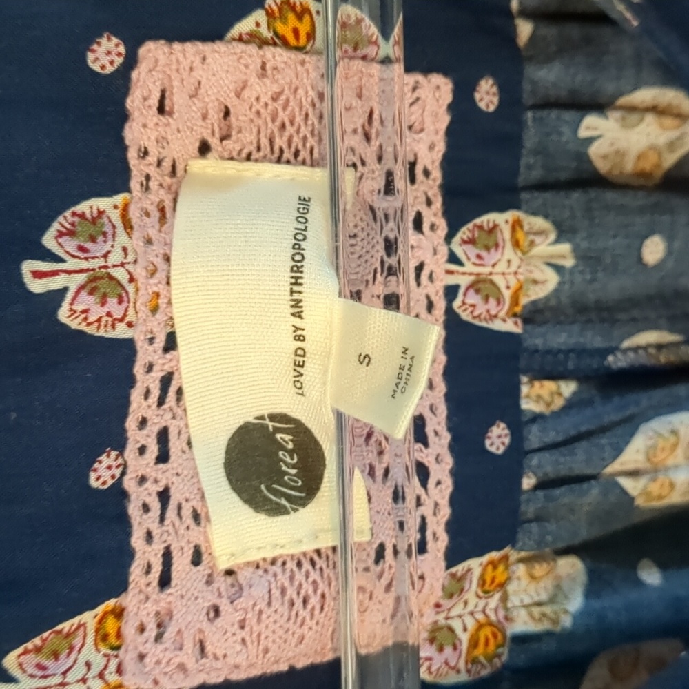 Anthropologie Floreat Wide Leg Block Print Jumpsuit - Picture 2 of 16